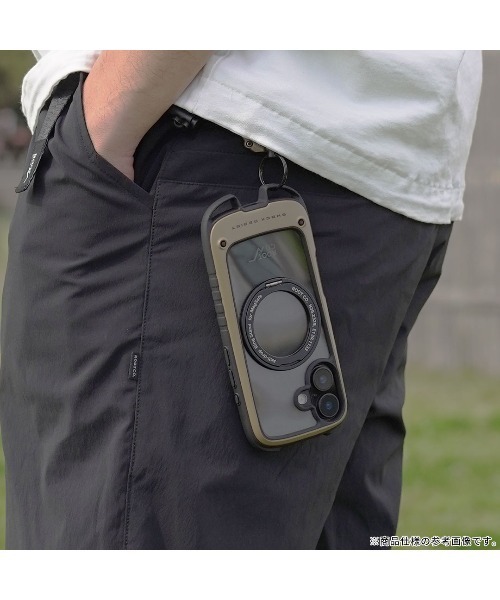 ROOT CO.（ルート）の「iPhone 17/17e/16e 専用 ROOT CO. GRAVITY Shock Resist Case Hold Plus. ケース（スマホケース/カバー・メンズ・ホワイト/カーキ/アッシュブラウン/ブラック・iPhone 17/iPhone 16e/17e）」の18枚目の写真