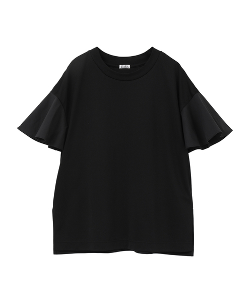 Tiara(ティアラ)の「フレアスリーブTシャツ(Tシャツ/カットソー・レディース・ブラック/ホワイト/チャコールグレー・FREE)」の19枚目の写真