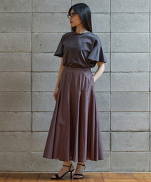 フレアスリーブTシャツ