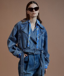 MAISON SPECIAL | 【2026Autumn PRE-ORDER】Denim Short Trench Coat/デニムショートトレンチ(トレンチコート)