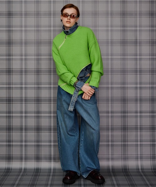 MAISON SPECIAL(メゾンスペシャル)の「【2026Autumn PRE-ORDER】Denim Short Trench Coat/デニムショートトレンチ(トレンチコート・レディース・ブルー・FREE)」の4枚目の写真