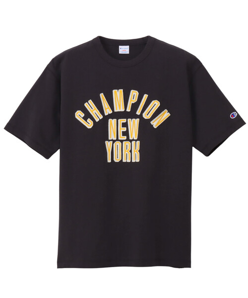 FREAK'S STORE(フリークスストア)の「Champion/チャンピオン SHORT SLEEVE T-SHIRT/ロゴ半袖Tシャツ(Tシャツ/カットソー・レディース・ネイビー/ナチュラル/チャコールグレー・MEDIUM)」の8枚目の写真