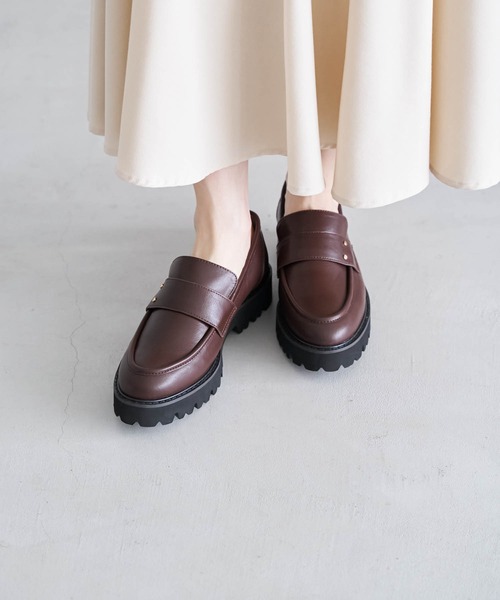 NOELA（ノエラ）の「メタルローファー（ローファー・レディース・ブラック/ブラウン・S/M/L）」の8枚目の写真