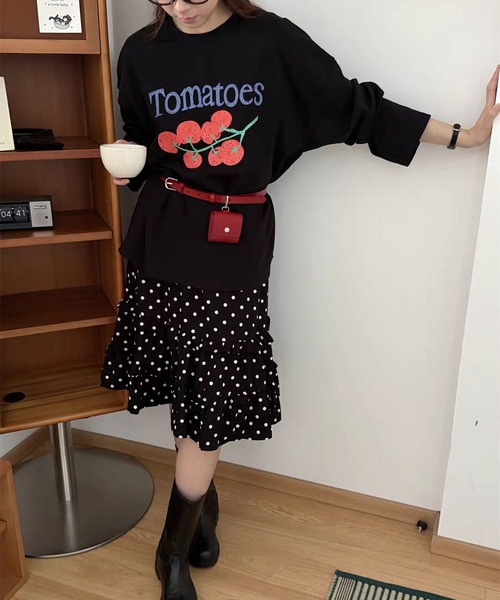 LA VORAGINE（ラ ヴォラジネ）の「ベルトミニポーチ付き/ウエストポーチ（ボディバッグ/ウエストポーチ・レディース・Red・FREE）」の12枚目の写真