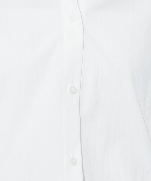 INDIVI(インディヴィ)の「【UV/接触冷感/高ストレッチ】フロントタックシャツ(シャツ/ブラウス・レディース・ホワイト/サックスブルー系・05/13/15 /19/34/38)」の7枚目の写真