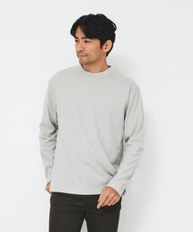 【チェック柄】リンクス ブロック 長袖 Tシャツ