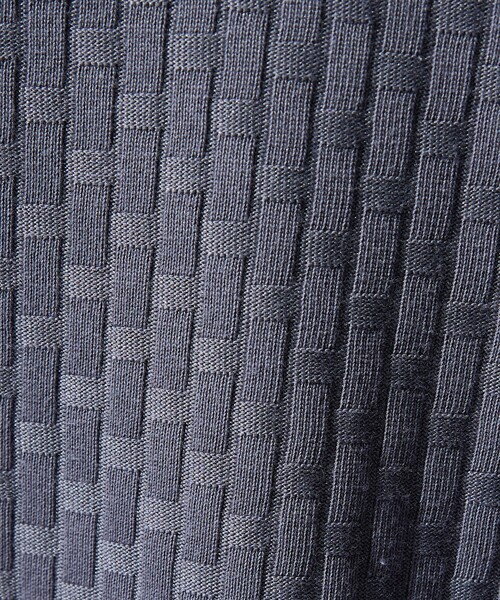 ABAHOUSE GRAY(アバハウスグレイ)の「【チェック柄】リンクス ブロック 長袖 Tシャツ(Tシャツ/カットソー・メンズ・ブラック/ホワイト/グレイッシュブルー/グレイッシュベージュ・46/48/44)」の14枚目の写真