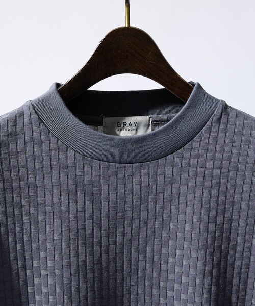 ABAHOUSE GRAY(アバハウスグレイ)の「【チェック柄】リンクス ブロック 長袖 Tシャツ(Tシャツ/カットソー・メンズ・ブラック/ホワイト/グレイッシュブルー/グレイッシュベージュ・46/48/44)」の15枚目の写真