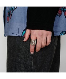 CALEE（キャリー）の「CAL LOGO SILVER RING（リング）」