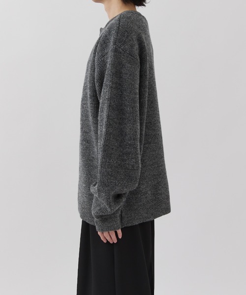 CULLNI(クルニ)の「【CULLNI for Lui's】ハーフジップニット(ニット/セーター・メンズ・ブラック/ベージュ/グレー・1/2)」の16枚目の写真