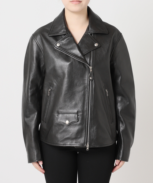 schott(ショット)の「別注【Schott/ショット】for JS ラムレザー ダブルライダース ジャケット(ライダースジャケット・レディース・ブラック・MEDIUM/LARGE)」の11枚目の写真