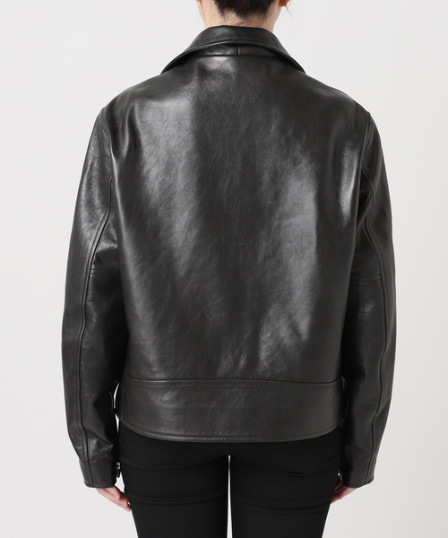schott(ショット)の「別注【Schott/ショット】for JS ラムレザー ダブルライダース ジャケット(ライダースジャケット・レディース・ブラック・MEDIUM/LARGE)」の13枚目の写真
