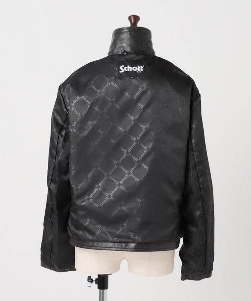 schott(ショット)の「別注【Schott/ショット】for JS ラムレザー ダブルライダース ジャケット(ライダースジャケット・レディース・ブラック・MEDIUM/LARGE)」の2枚目の写真