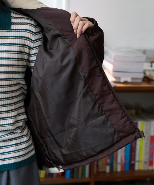 FREAK'S STORE(フリークスストア)の「UMBRO × FREAK'S STORE/アンブロ 別注 Padding Track Jacket/別注 パディング トラックジャケット/中綿トラックジャケット(その他アウター・レディース・ナチュラル/ダークブラウン/ブラウン・フリ-)」の18枚目の写真