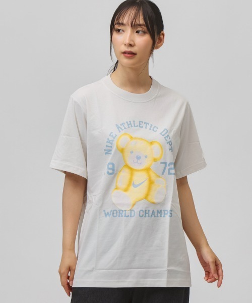 NIKE(ナイキ)の「NIKE ナイキ NSW BF VGPX S/S Tシャツ(Tシャツ/カットソー・レディース・ネイビー/ホワイト・XL/L/S/M)」の2枚目の写真