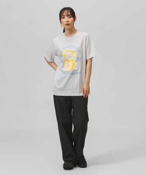 NIKE(ナイキ)の「NIKE ナイキ NSW BF VGPX S/S Tシャツ(Tシャツ/カットソー・レディース・ネイビー/ホワイト・XL/L/S/M)」の7枚目の写真
