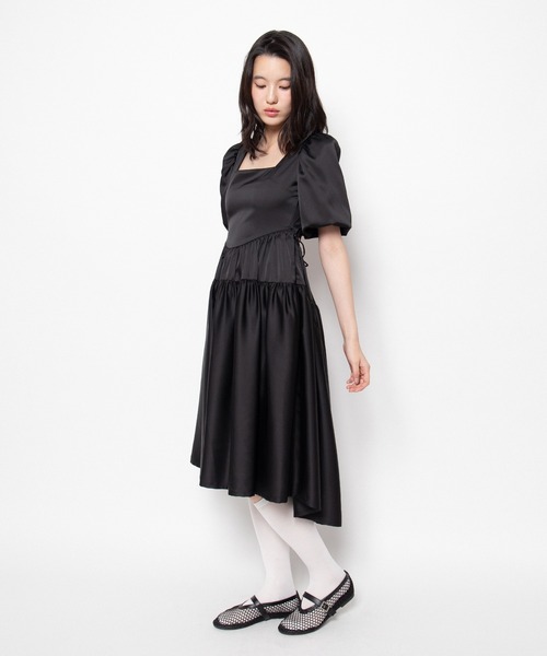 PUNYUS(プニュズ)の「【NEW SIZE】ティアードバルーンワンピース(ワンピース・レディース・ブラック/ホワイト・1/2/3/4/5)」の11枚目の写真