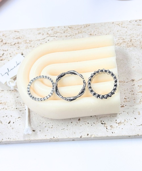 LUGG NAGG(ラグナグ)の「【456904】デインティリング3点セット(RZ)(リング・レディース・シルバー系3/シルバー系2/シルバー系1・FREE)」の13枚目の写真
