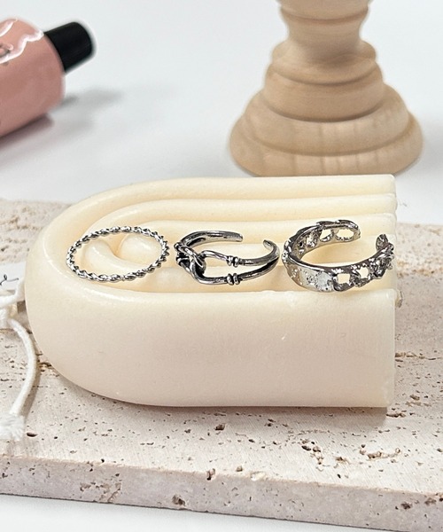 LUGG NAGG(ラグナグ)の「【456904】デインティリング3点セット(RZ)(リング・レディース・シルバー系3/シルバー系2/シルバー系1・FREE)」の19枚目の写真