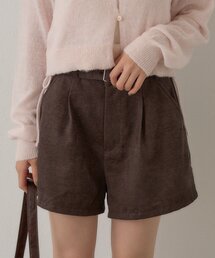 【2026AW/セットアップ対応/2サイズ展開/低身長サイズ】ブラッシュタックショートパンツ