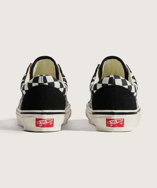 VANS（バンズ）の「VANS PREMIUM オールドスクール / LX Old Skool CHECKERBOARD BLAC VN000D56BZW1（スニーカー・メンズ・ブラック×ホワイト・4.5/5/5.5/6/6.5/7）」の5枚目の写真