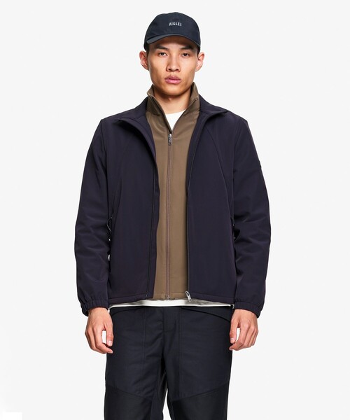 AIGLE(エーグル)の「撥水 防風 ストレッチ ソフトシェル スタンドカラージャケット WARM(ブルゾン・メンズ・ダークカーキ/ブラック・L/M/S/XL)」の12枚目の写真