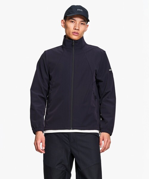 AIGLE(エーグル)の「撥水 防風 ストレッチ ソフトシェル スタンドカラージャケット WARM(ブルゾン・メンズ・ダークカーキ/ブラック・L/M/S/XL)」の15枚目の写真
