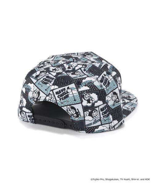 Jack Bunny!!(ジャックバニー)の「【Jack Bunny!!】【ドラえもん】総柄平つばキャップ (UNISEX)(キャップ・レディース・ネイビー/オレンジ・FREE)」の3枚目の写真