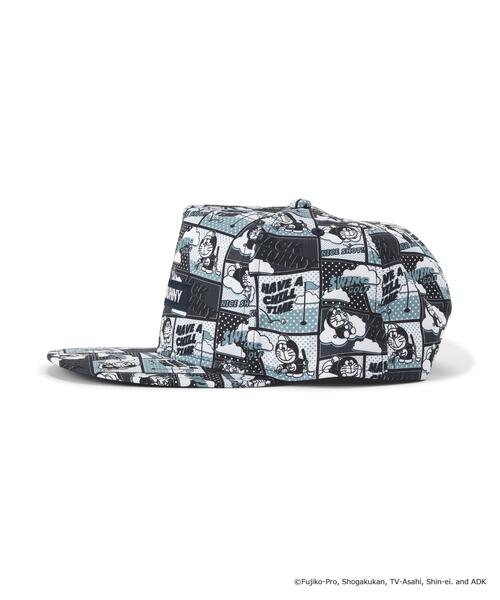 Jack Bunny!!(ジャックバニー)の「【Jack Bunny!!】【ドラえもん】総柄平つばキャップ (UNISEX)(キャップ・レディース・ネイビー/オレンジ・FREE)」の4枚目の写真