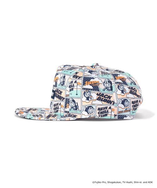 Jack Bunny!!(ジャックバニー)の「【Jack Bunny!!】【ドラえもん】総柄平つばキャップ (UNISEX)(キャップ・レディース・ネイビー/オレンジ・FREE)」の7枚目の写真