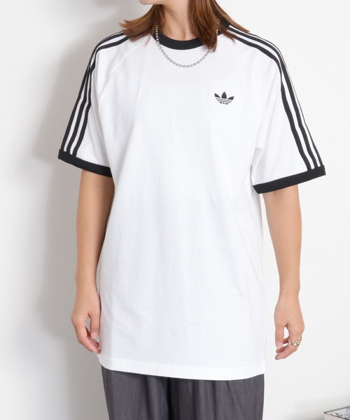 adidas(アディダス)の「【adidas】3-STRIPES TEE(Tシャツ/カットソー・レディース・ブラック系/ホワイト系・M)」の20枚目の写真