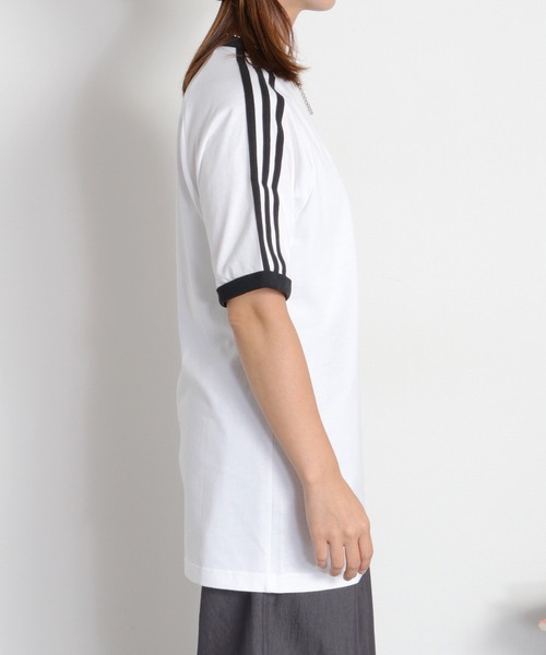adidas(アディダス)の「【adidas】3-STRIPES TEE(Tシャツ/カットソー・レディース・ブラック系/ホワイト系・M)」の11枚目の写真