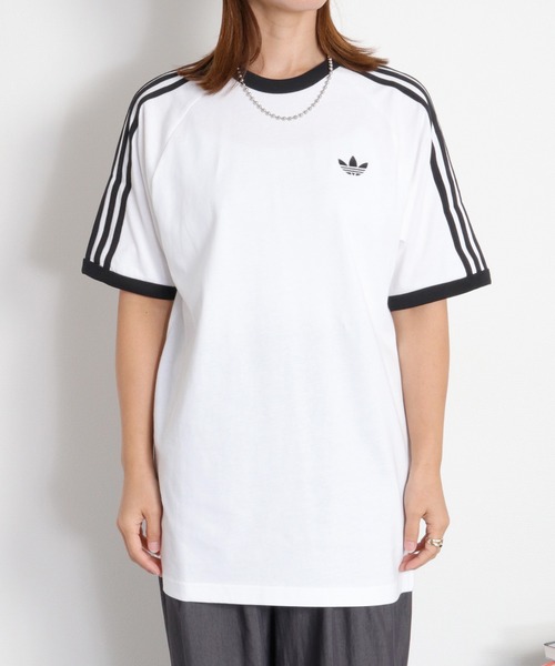 adidas(アディダス)の「【adidas】3-STRIPES TEE(Tシャツ/カットソー・レディース・ブラック系/ホワイト系・M)」の12枚目の写真