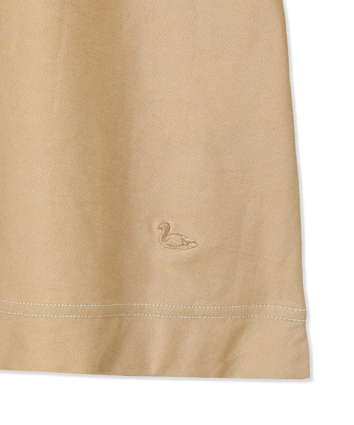 DECOY SINCE 1981(デコイシンスイチキュウハチイチ)の「デニムライクストレッチ7分袖カットプルオーバー(Tシャツ/カットソー・レディース・ネイビー/ベージュ・M/L)」の15枚目の写真
