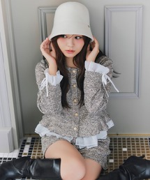 REDYAZEL（レディアゼル）の「【=LOVE 大場花菜さん着用】メタルチャームバケットハット（キャスケット）」