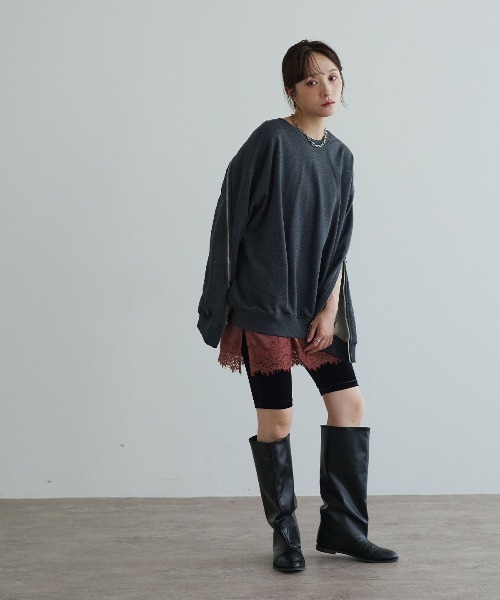 W:Huku(フーク)の「シルキーサテンレースキャミソール / Silky Satin Lace Camisole(キャミソール・レディース・オフホワイト/ブラウン/ピンク/ネイビー・FREE)」の15枚目の写真