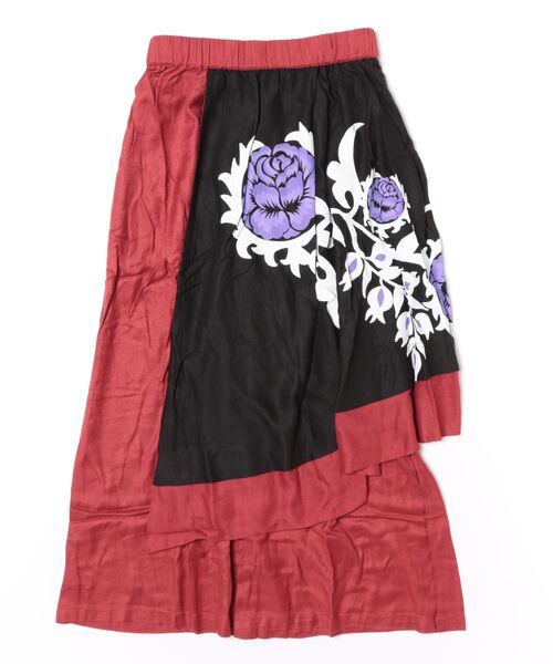 チャイハネ(チャイハネ)の「【チャイハネ】ロティリ変形アシンメトリーパンツ(その他パンツ・レディース・ブラック/グリーン/ホワイト・FREE)」の2枚目の写真