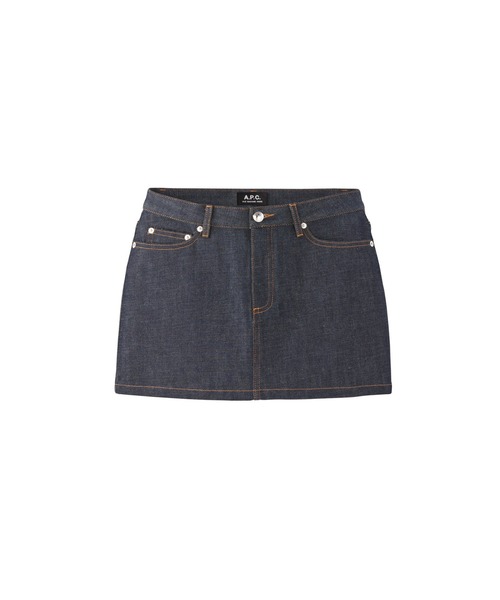 A.P.C.(アーペーセー)の「MINI-JUPE / ミニスカート(デニムスカート・レディース・インディゴブルー・XS/S/M)」の1枚目の写真