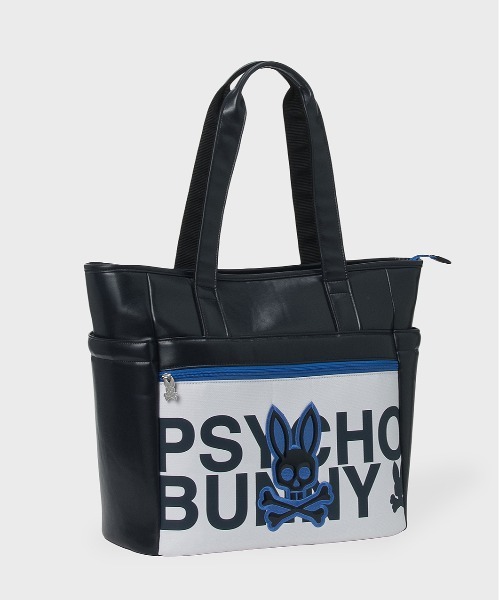 Psycho Bunny（サイコバニー）の「[GOLF]トートバッグ FLAGSHIP（トートバッグ・メンズ・ホワイト/ブラック・FREE）」の4枚目の写真