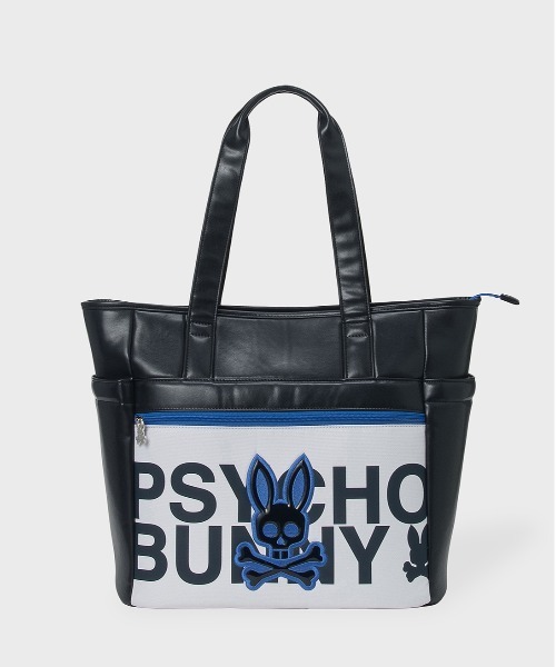 Psycho Bunny（サイコバニー）の「[GOLF]トートバッグ FLAGSHIP（トートバッグ・メンズ・ホワイト/ブラック・FREE）」の3枚目の写真