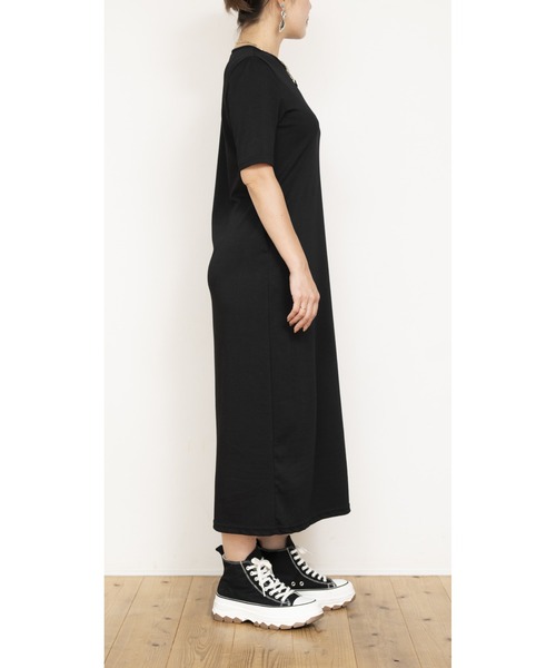 JOCOSA(ジョコサ)の「【選べる袖タイプ】ポケット付き フレア ワンピース(ワンピース・レディース・ブラック系その他/ブラック・M/S)」の3枚目の写真