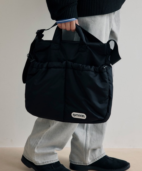 OUTDOOR PRODUCTS(アウトドアプロダクツ)の「【別注】OUTDOOR PRODUCTSショルダーバッグ(ショルダーバッグ・メンズ・カーキ/グレー/ブラック・FREE)」の4枚目の写真