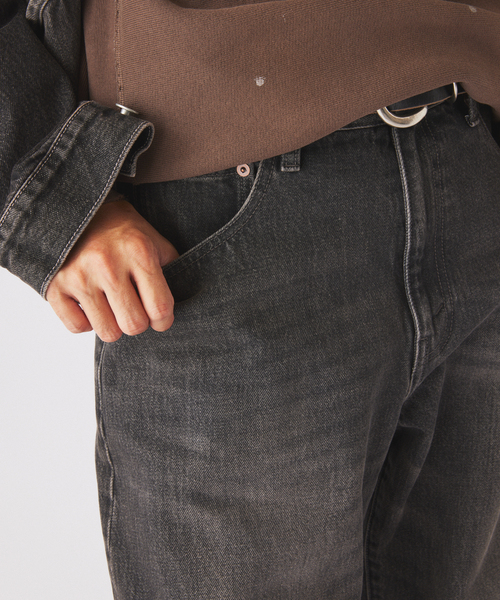 JOURNAL STANDARD relume(ジャーナルスタンダード レリューム)の「スモーキーデニム ワイドパンツ(デニムパンツ・メンズ・クリアブルー/ブラック系その他/コバルトブルー・MEDIUM/LARGE)」の10枚目の写真