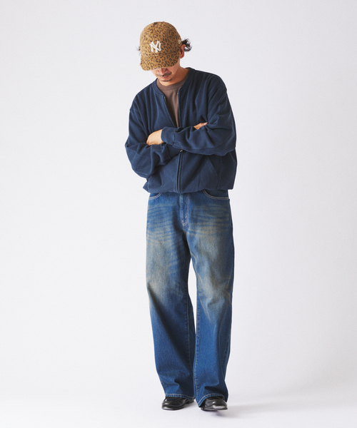 JOURNAL STANDARD relume(ジャーナルスタンダード レリューム)の「スモーキーデニム ワイドパンツ(デニムパンツ・メンズ・クリアブルー/ブラック系その他/コバルトブルー・MEDIUM/LARGE)」の15枚目の写真