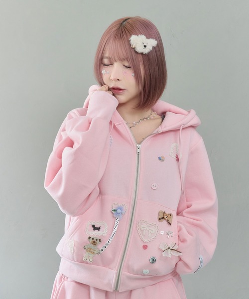 パーカー（ピンク/桃色系・裏起毛）ファッション通販 - ZOZOTOWN