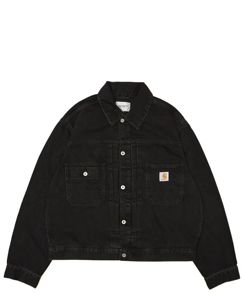 Carhartt WIP(カーハートダブリューアイピー)の「CARHARTT WIP BELMAR JACKET(デニムジャケット・メンズ・ブラック・L)」の1枚目の写真