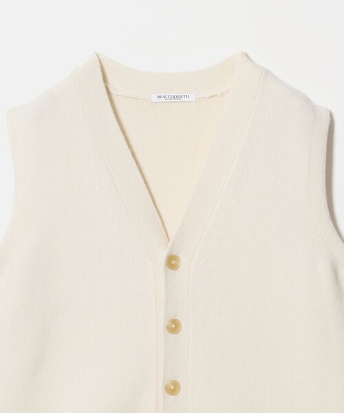 BEAUTY&YOUTH UNITED ARROWS(ビューティーアンドユースユナイテッドアローズ)の「ウールカシミヤブレンド アクア ニットベスト(ニット/セーター・レディース・オフホワイト/ダークグレー/ダークブラウン・FREE)」の21枚目の写真