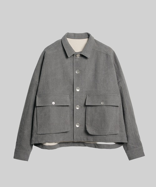 STUDIOUS(ステュディオス)の「【AXIS】Short Length Blouson(ブルゾン・メンズ・ダークグレー/ブラック・FREE)」の1枚目の写真