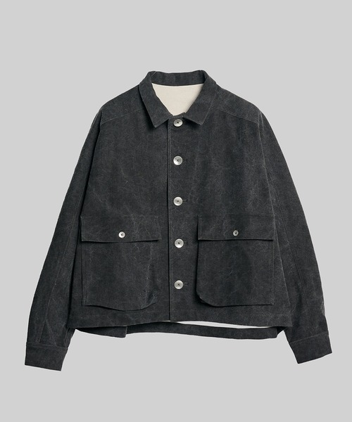 STUDIOUS(ステュディオス)の「【AXIS】Short Length Blouson(ブルゾン・メンズ・ダークグレー/ブラック・FREE)」の2枚目の写真