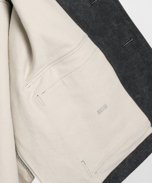 STUDIOUS(ステュディオス)の「【AXIS】Short Length Blouson(ブルゾン・メンズ・ダークグレー/ブラック・FREE)」の6枚目の写真
